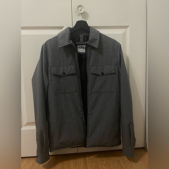 Zara Lightweight Zip Jacket - Grey - Picture 1 of 2